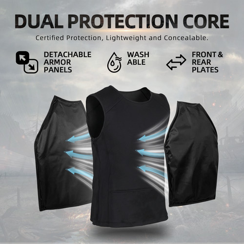 Concealable body armor - concealable, vest